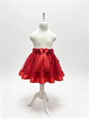 Fusta tulle rosie buburuza