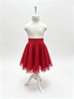 Fusta tulle copii rosie