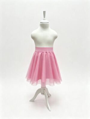 Fusta tulle copii roz