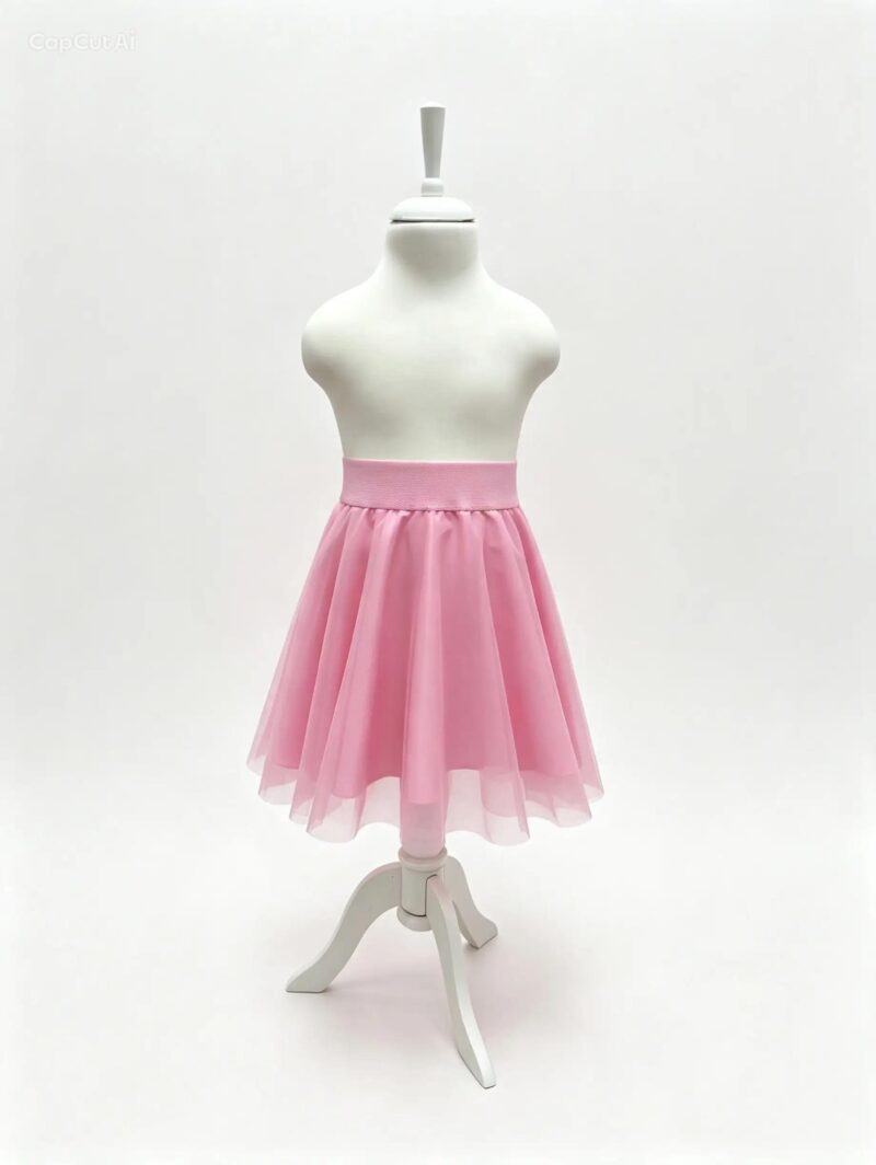 Fusta tulle copii roz