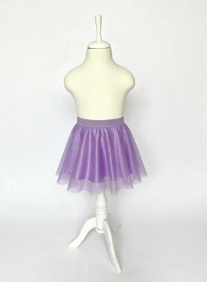 Fusta tulle copii lila