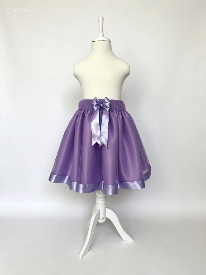 Fusta tutu tulle lila